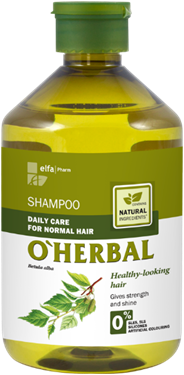 Šampón O´HERBAL 500ml pre normálne vlasy s Brezovým extraktom