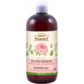 Sprchovací gél Green Pharmacy 500ml Ruža pižmová a Zelený čaj