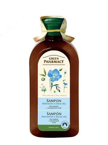 Šampón Green Pharmacy 350 ml Harmanček a ľanový olej