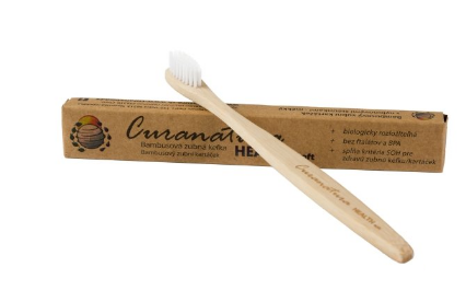 Zubná kefka Curanatura Healh soft s mäkkými nylonovými štetinami