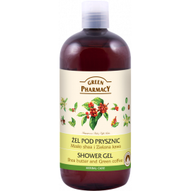 Sprchovací gél Green Pharmacy 500ml Bambucké maslo a Zelená káva