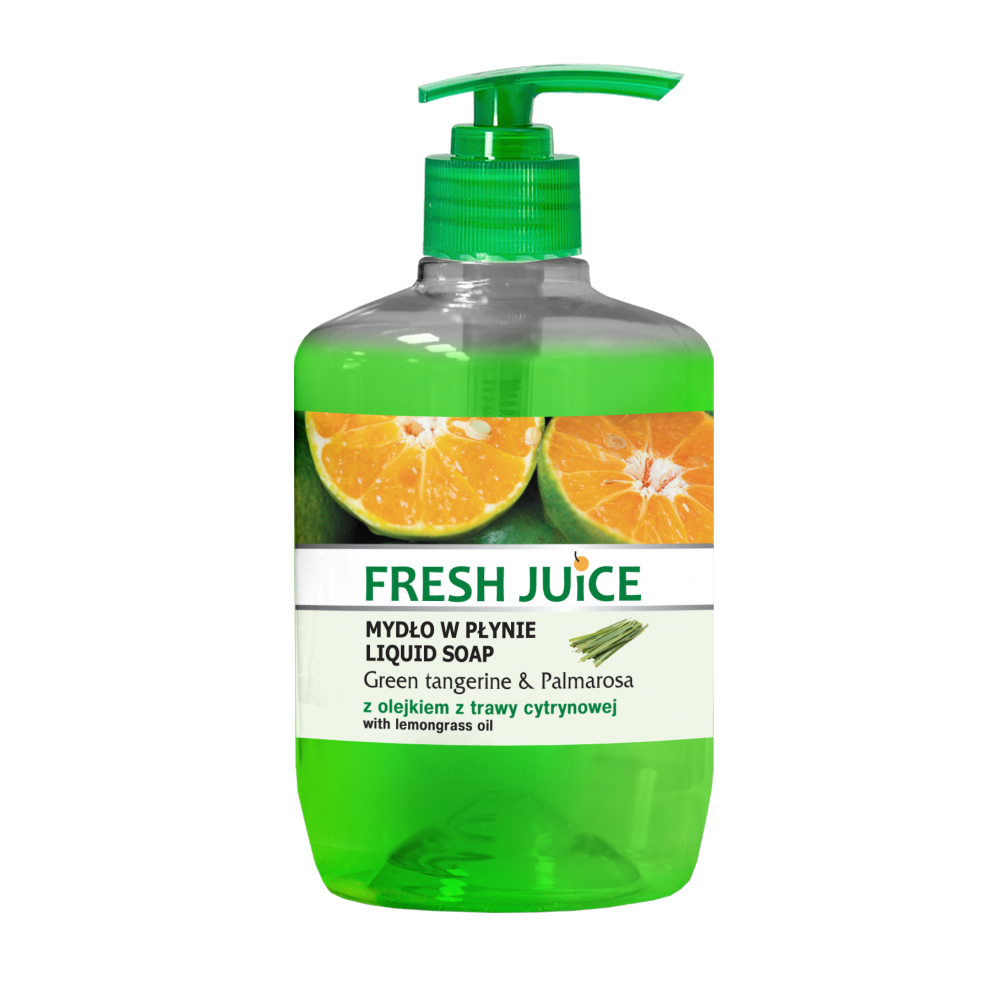 Mydlo tekuté Fresh Juice 460ml Zelena mandarinka & Palmarosa