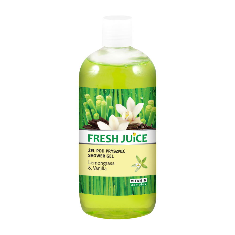 Sprchovací gél Fresh Juice 500ml CITRONOVA TRÁVA & VANILKA