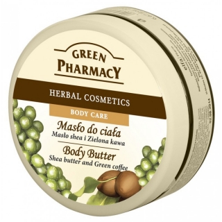 Telové maslo Green Pharmacy 200 ml Bambucké maslo a Zelená káva